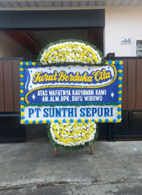 Papan Bunga Duka di Maphar